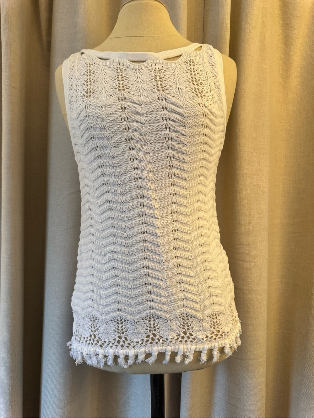 Lilly Pulitzer Brooklyn Crochet sweater tank Size S